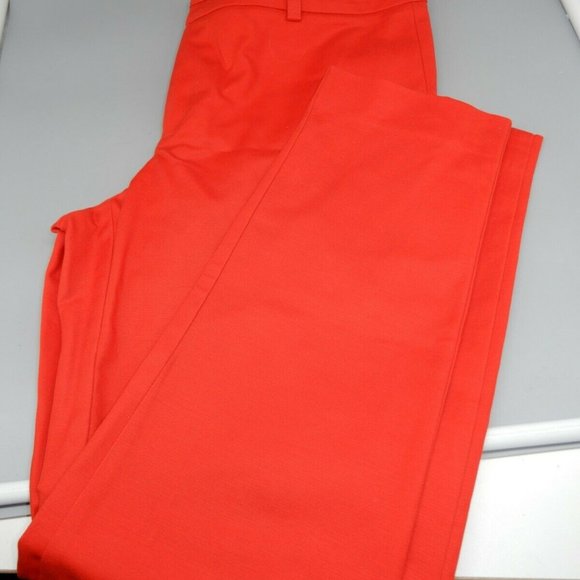 🎉 CALVIN KLEIN 🎉 Red Stretch Skinny Ankle Pants 6P - Picture 3 of 5